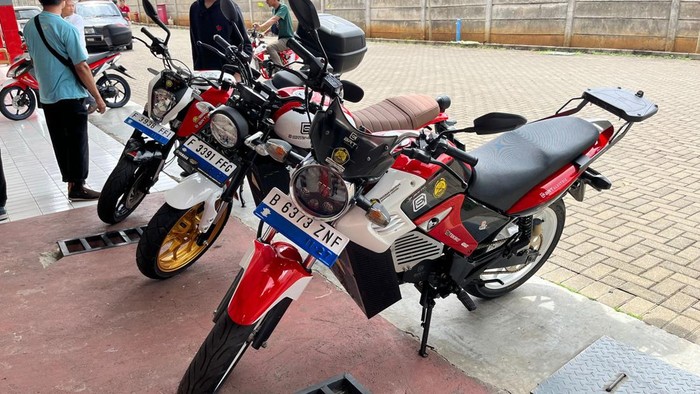 Bengkel konversi motor BBM ke Listrik/Sylke Febrina Laucereno-detikcom