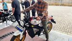 Penampakan Motor BBM yang Berhasil Disulap Jadi Listrik