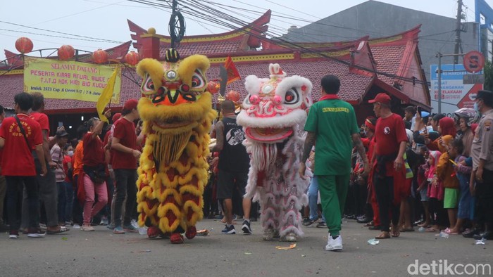 Bwee Gee di Kelenteng Hok Hien Bio Kudus, Jawa Tengah berlangsung meriah, Minggu (8/1/2023).