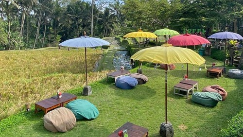 Green Kubu Cafe, Ubud, Gianyar, Bali.