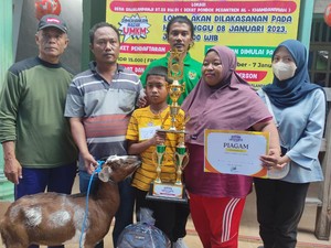 Campur Aduk Perasaan Chesta, Juara Lato-lato yang Dapat Kambing