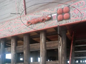 Ini Makna Ornamen Mirip Cicak di Rumah Adat Batak