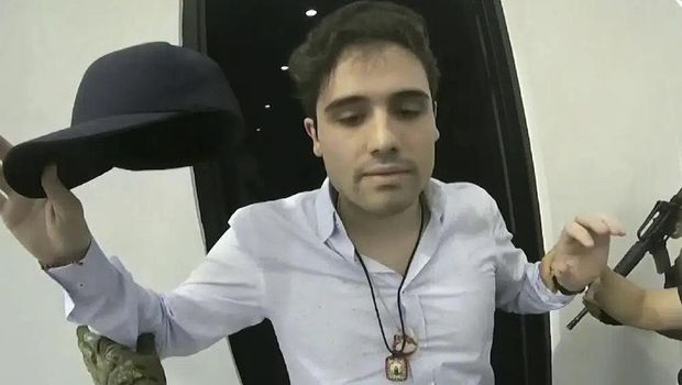Ovidio Guzman, anak gembong narkoba ternama Meksiko Joaquin 'El Chapo' Guzman, dalam foto saat ditangkap tahun 2019 lalu