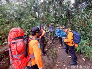 Gunung Marapi Makin Menggeliat, Pendaki Dipaksa Turun Petugas