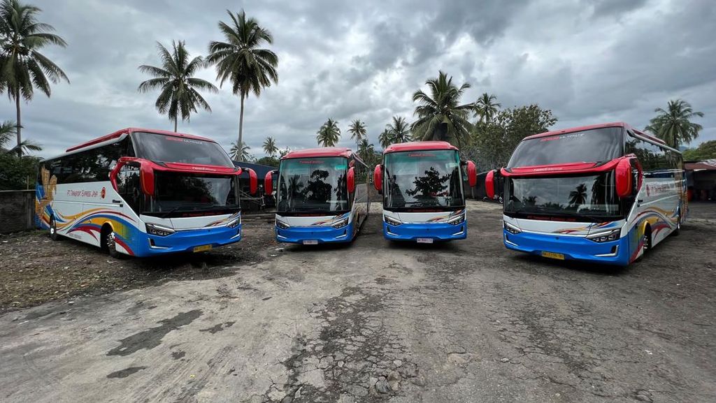 PO Transport Express Jaya Rilis 8 Bus Baru, Ini Rute yang Bakal Dilayani