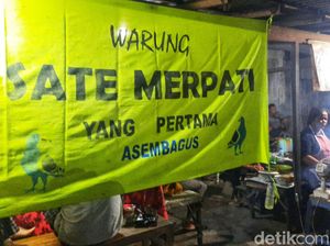 Di Situbondo Ada yang Dadakan Tapi Bukan Tahu Bulat, Namun Sate Merpati