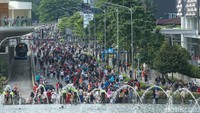 Kegiatan Car Free Day dilangsungkan kembali pada hari ini, setelah sebelumnya ditiadakan sementara.