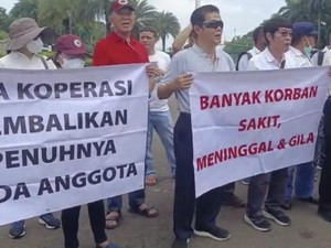 Korban Indosurya Gelar Aksi Damai, Sebut Banyak yang Sakit hingga Gila