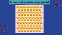 Dari banyaknya emoji di atas, menurut kamu di mana letak emoji yang memiliki senyum berbeda? Foto: Fitriana Fatmawati/detikHealth