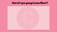 Huruf apa yang kamu lihat? Foto: Irene Putri Wibowo/detikHealth