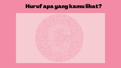 Huruf Apa Saja yang Terlihat? Tampak Samar Tapi Harusnya Mudah Dijawab