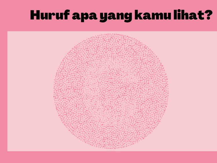 Huruf Apa Saja yang Terlihat? Tampak Samar Tapi Harusnya Mudah Dijawab