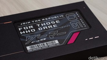 Tidak ketinggalan diberikan kartu keanggotaan ROG. Foto: Adi Fida Rahman/detikINET