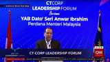 Buka Leadership Forum, CT Ceritakan Kisah Hidup PM Anwar Ibrahim