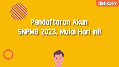 Infografis: Pendaftaran Akun SNPMB 2023, Mulai Hari Ini!