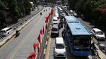 Jalan Basuki Rahmat Arah Tebet Macet, Ini Penampakannya
