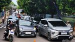 Penampakan Arus Lalu Lintas di Jalan Veteran Jaksel Pagi Ini