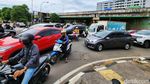 Penampakan Arus Lalu Lintas di Jalan Veteran Jaksel Pagi Ini