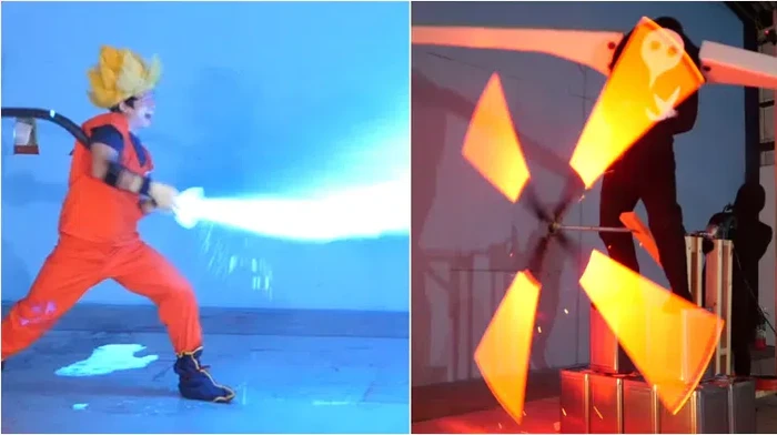 YouTuber Jepang mendadak viral setelah menciptakan alat kamehameha Dragon Ball Z. Begini penampakannya.