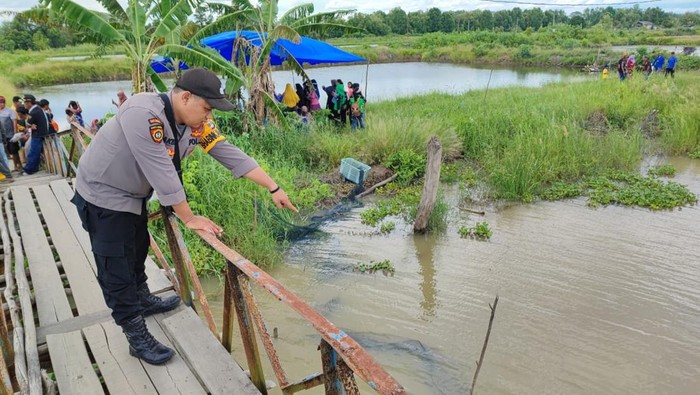 Lokasi remaja diterkam buaya di Lampung. (Foto: Dok Tulang Bawang)