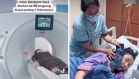 Cek darah semoga hasilnya kondisiku membaik sambil menunggu CT scan, tulisnya dalam story akun instagramnya. Foto: dok. Instagram @lucintaluna_manjalita