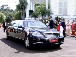 Mobil Limosin PM Malaysia Anwar Ibrahim saat Berkunjung ke Indonesia
