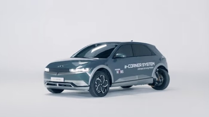 Mobis system e-Corner di Hyundai Ioniq 5