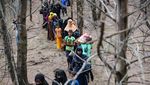 Penampakan Ratusan Imigran Rohingya Dipindah ke Penampungan Sementara