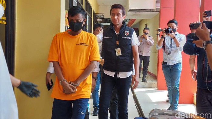 Polisi merilis kasus pria bakar mantan istri di Penjaringan Jakarta Utara