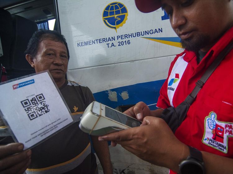 Potret Uji Coba Beli Solar Subsidi Pakai MyPertamina