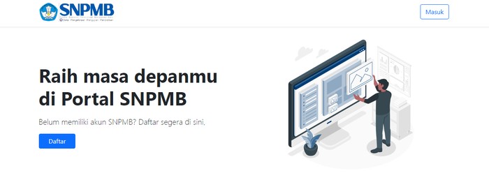 Registrasi Akun SNPMB 2023.