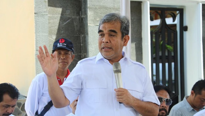 Sekjen Partai Gerindra Ahmad Muzani di Pekalongan Jawa Tengah.