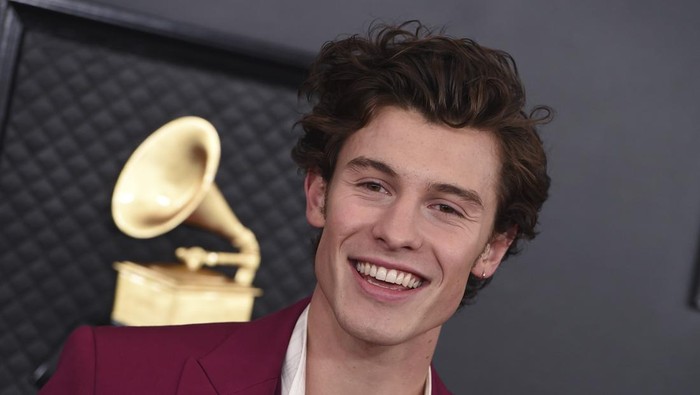 FILE - Shawn Mendes arrives at the 62nd annual Grammy Awards in Los Angeles, Jan. 26, 2020. Mendes has pulled the plug on the rest of his world tour, cancelling dates in North America and Europe so he can focus on his mental health, the singer-songwriter posted to social media Wednesday, July 27, 2022. (Photo by Jordan Strauss/Invision/AP, File)
