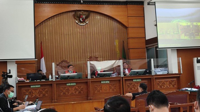 Sidang Bripka Ricky Rizal (Wilda-detikcom)