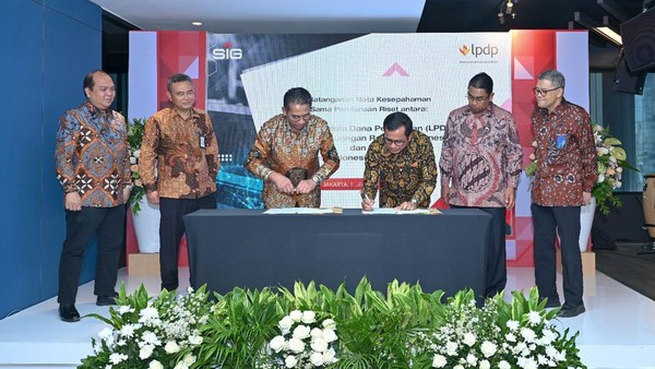 SIG dan LPDP Kerja Sama Pendanaan Riset Guna Dongkrak TKDN