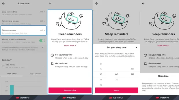 TikTok uji coba fitur Sleep Reminder