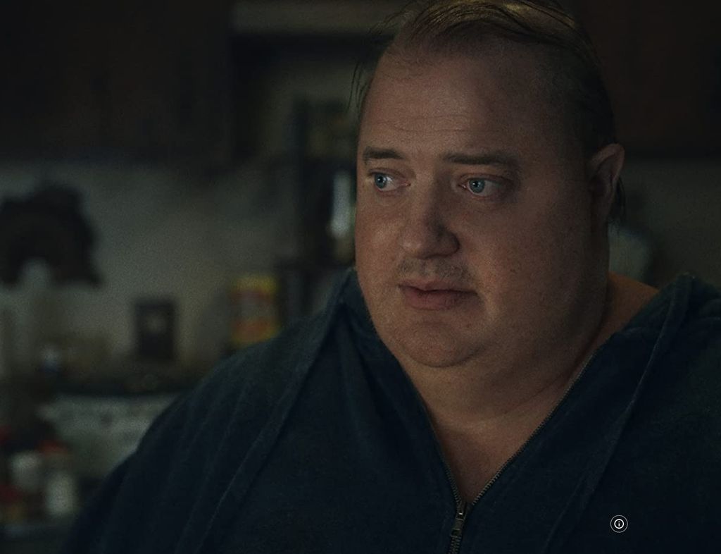 Brendan Fraser saat tampil di The Whale.