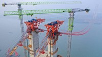 Jembatan tersebut membentang sepanjang 1.760 meter.