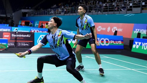 Fajar Alfian/Muhammad Rian Ardianto melalui pertarungan rubber game atas duo Popov. Fajri menang dengan skor 19-21, 21-16, 21-15 di Malaysia Open 2023.