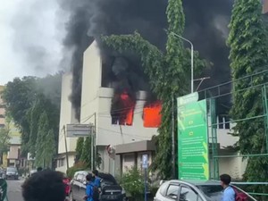 Gedung Riset Polsri Terbakar gegara Bocah Main Korek Api, Kerugian Rp 87 Juta