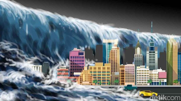 Ilustrasi Tsunami