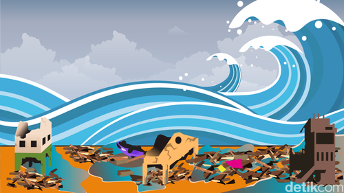 Ilustrasi Tsunami