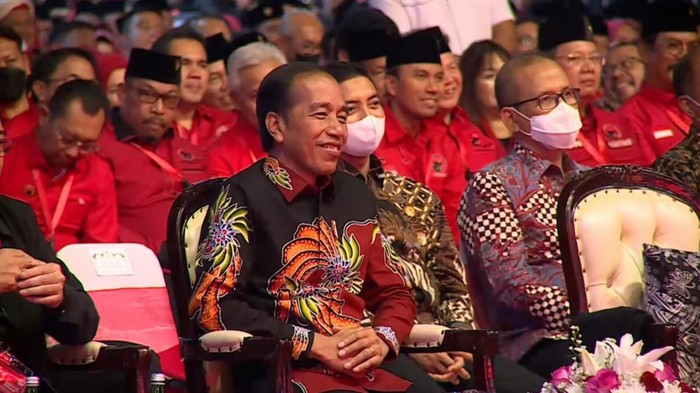 Jokowi di HUT PDIP