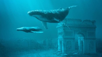 Ketika Paris tenggelam... Foto: Fabien Barrau/Instagram