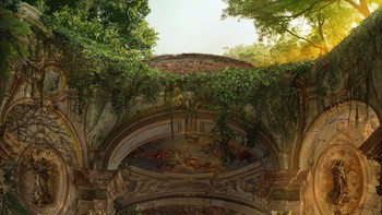 Perpustakaan Biara Admont di Australia. Foto: Fabien Barrau/Instagram