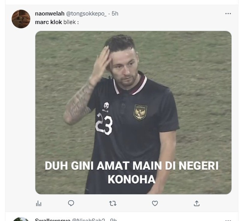 Meme Asnawi dan Klok