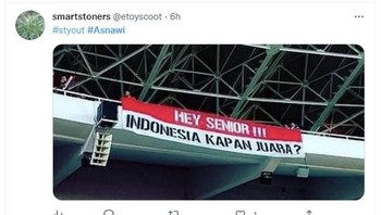 Indonesia kapan juara... Foto: Twitter