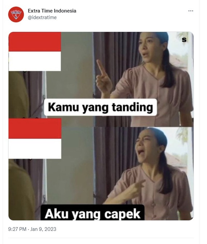 Meme Asnawi dan Klok