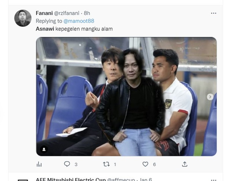 Meme Asnawi dan Klok