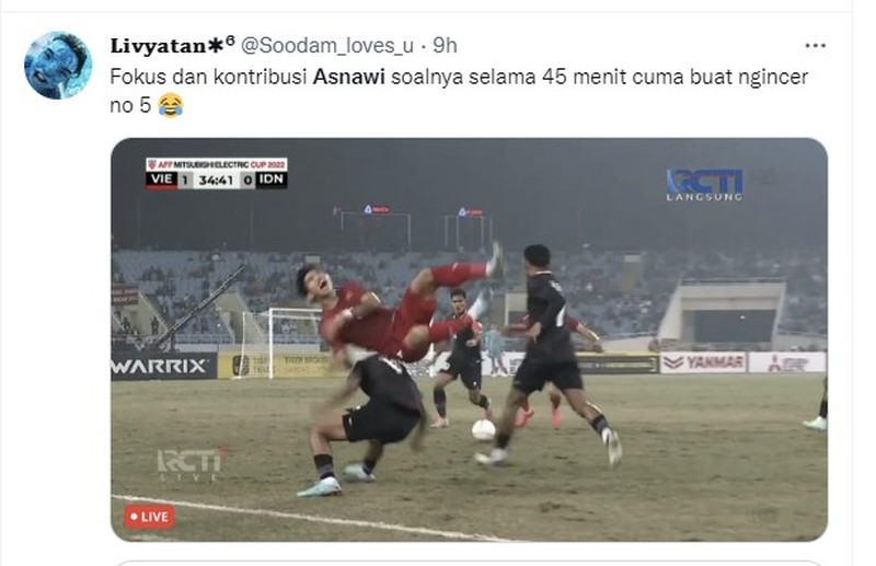 Meme Asnawi dan Klok